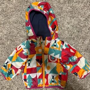 Columbia fleece lined rain jacket